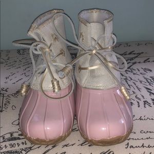 Jack Rodgers  Size 8 Blush Rain Boots